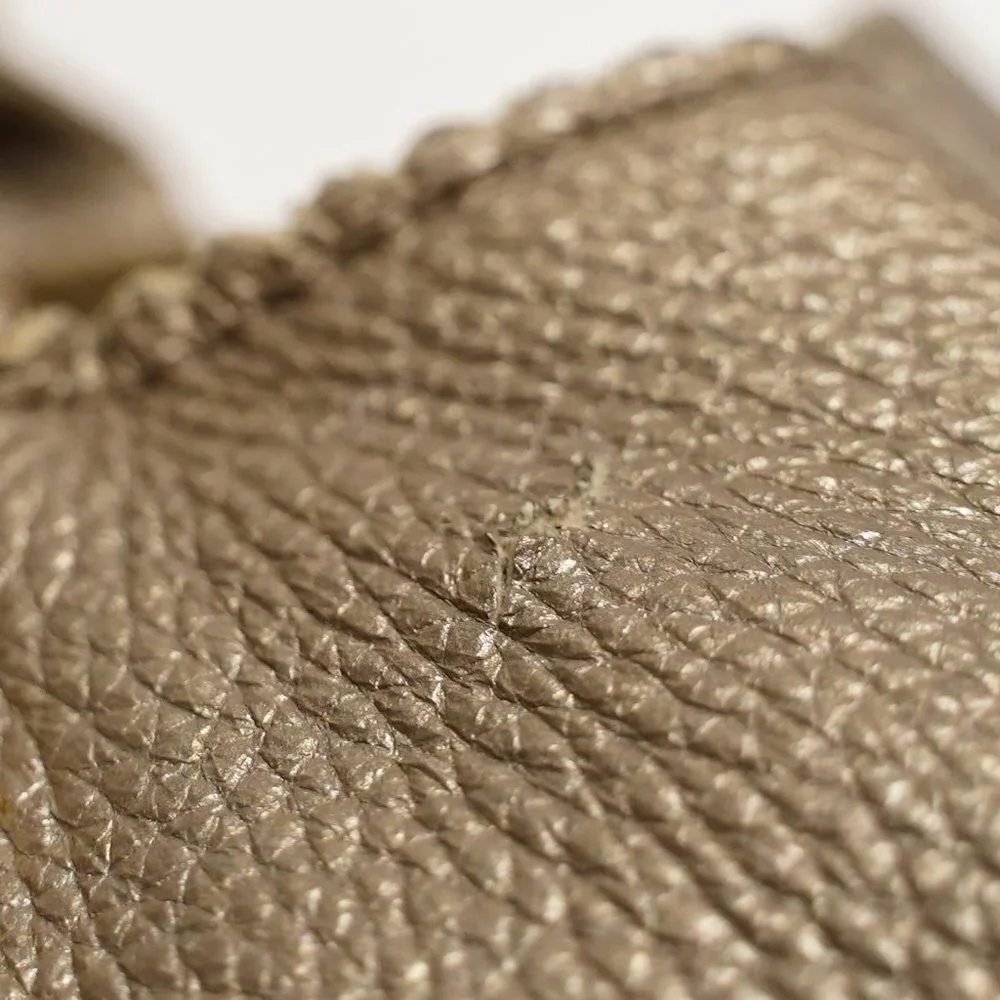 Emma Fox Metallic Hobo Bag With Gold Tone Studs - Picture 6 of 9